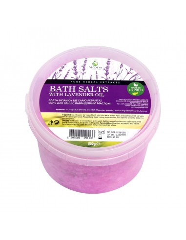 Bath Salts Lavender Oil
