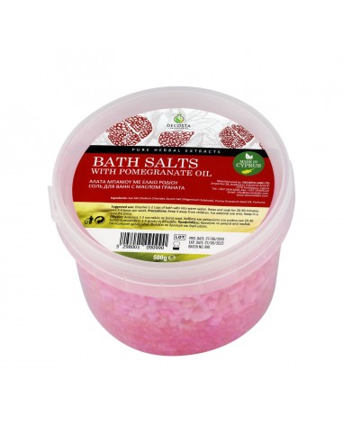 Bath Salts Pomegranate Oil
